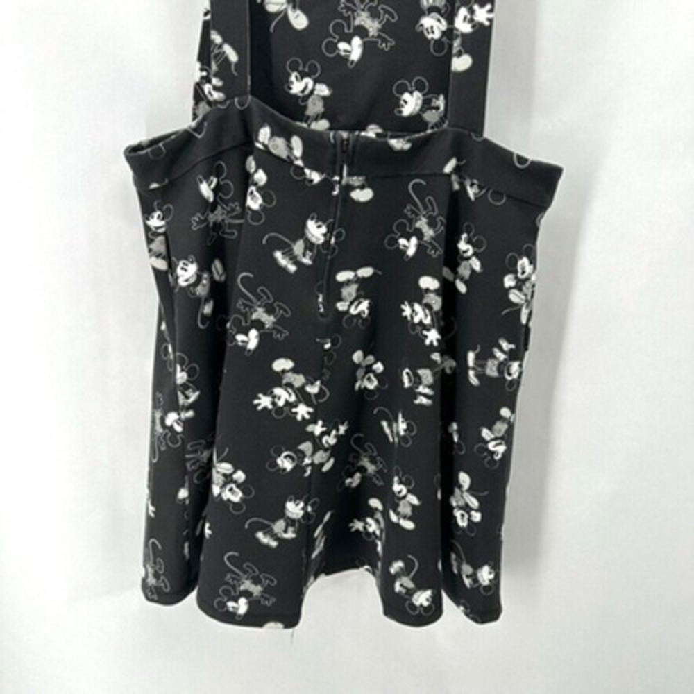 Hot Topic Her Universe Mickey Mouse Skirtall Size 1X‎ Disney Black Overall Skirt - Picture 7 of 11
